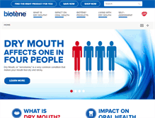 Tablet Screenshot of biotene.com